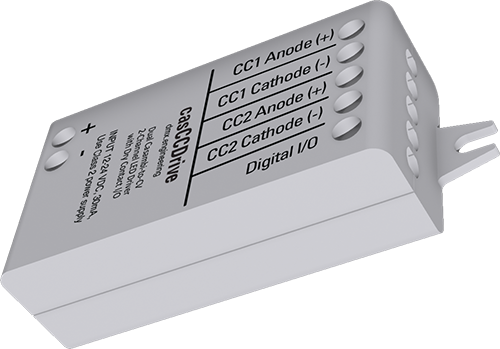 casCCDrive dual-channel constant-current LED driver